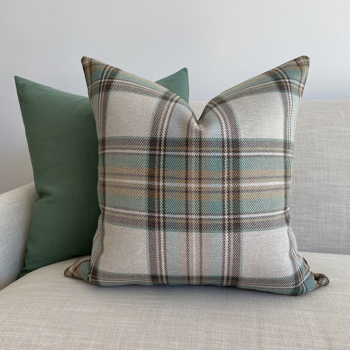 Solid Canvas | Green Pillow Cover