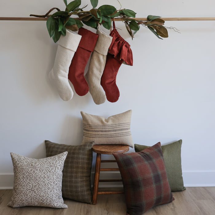 Young Philip Wool Plaid Pillow Cover