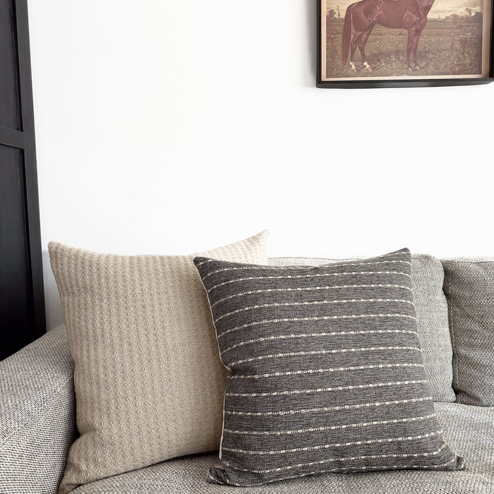 Eloa Charcoal Pillow Cover