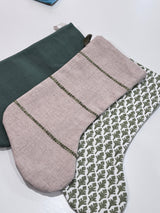 Boho Stocking Greens Set Of Three