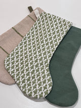 Boho Stocking Greens Set Of Three