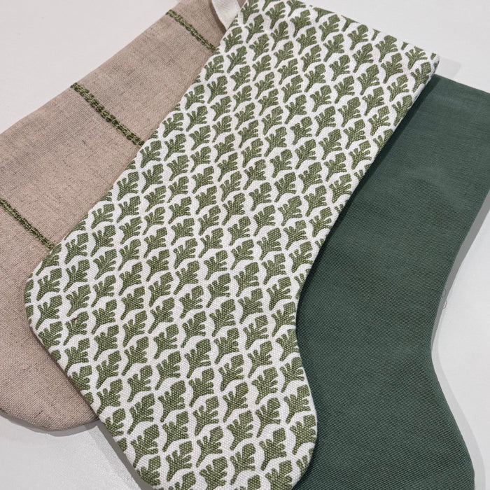 Boho Stocking Greens Set Of Three