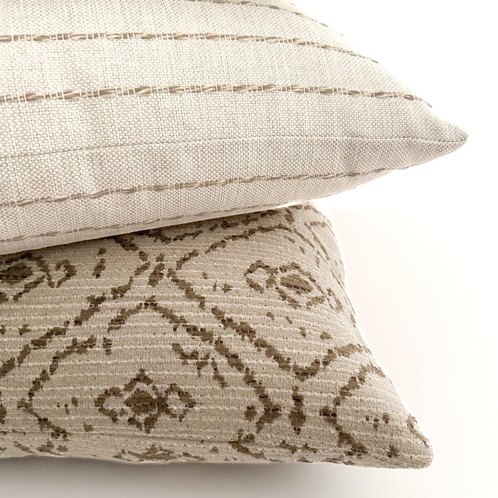 Jemila | Brown Pillow Cover