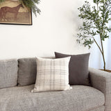 Snow & Linen Stewart Plaid