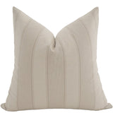French Linen Stripe Pillow Cover