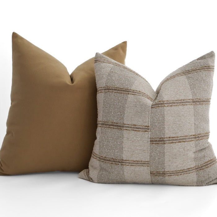 Mesa Wheat Offset Pillow Cover