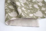 Sage Floral Block Print Table Runner (Two Sided Design)