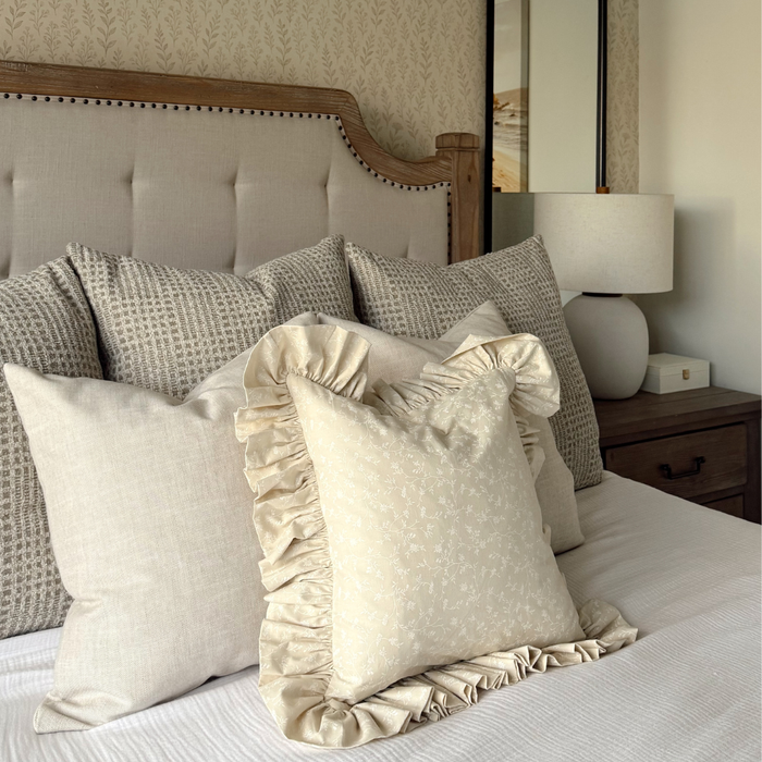 Heirloom Ruffle Pillow Cover