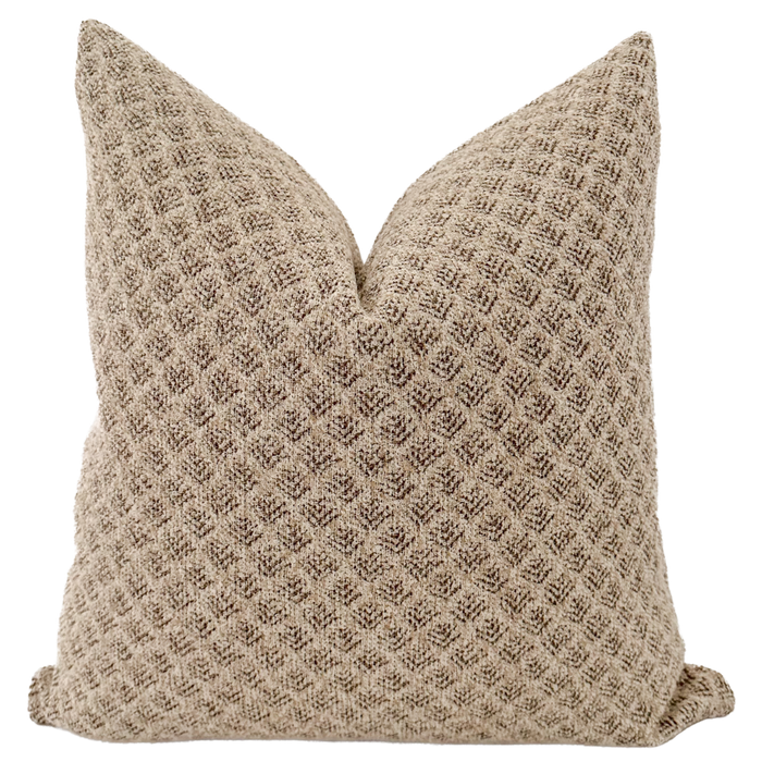 Lollo Rossa | Brown Pillow Cover