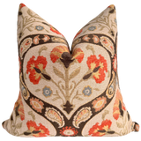 Medallion Floral Pillow Cover