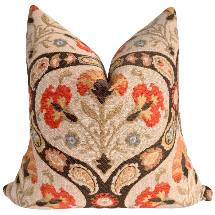 Medallion Floral Pillow Cover