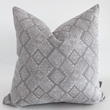 Madigan | Gray Outdoor Pillow Cover