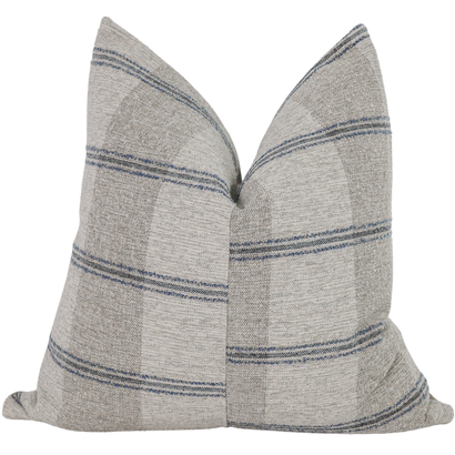 Mesa Blue Offset Pillow Cover