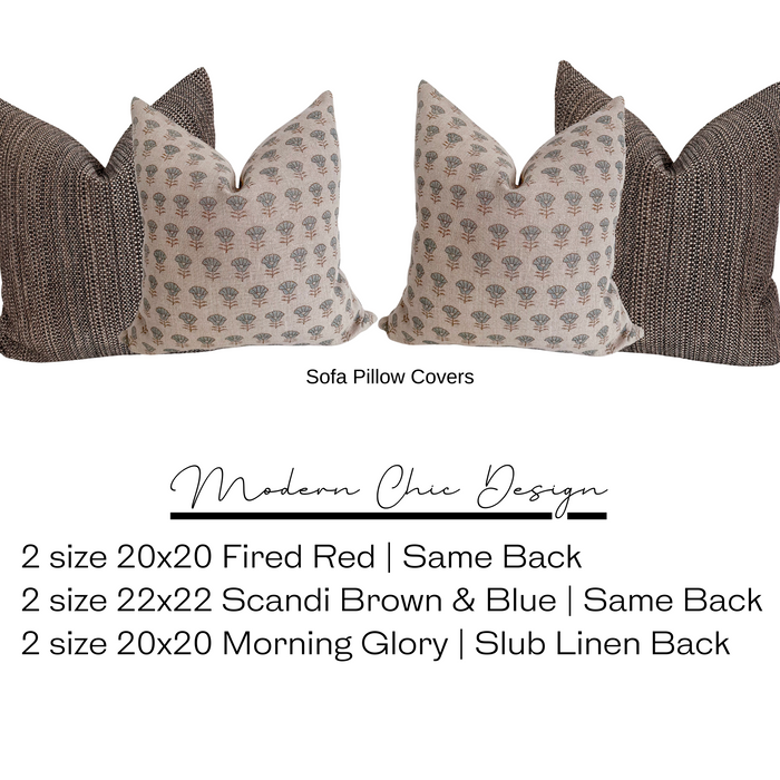 Modern Chic Living Room Pillow Combo