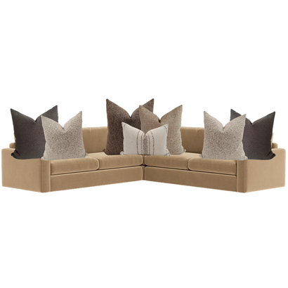 Sectional Pillow Combo 'Modern Earth'