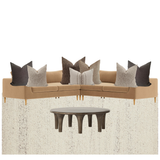 Sectional Pillow Combo 'Modern Earth'