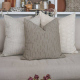 Natural Elegance Taupe Pillow Cover