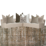 Sectional Sofa Pillow Combo 'Olive Harmony'