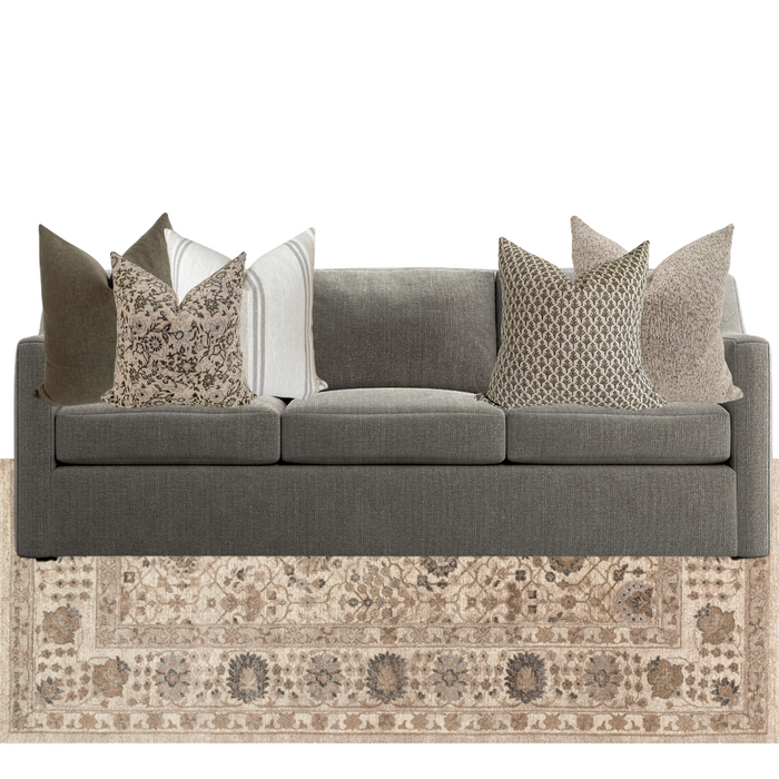 Sofa Pillow Combo 'Olive Harmony'