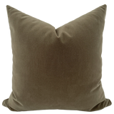 Olive Velvet Pillow Cover