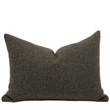 Olive Boucle Pillow Cover