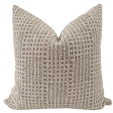 Patchwork Taupe Pillow Cover