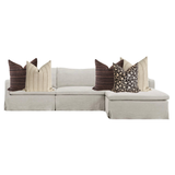 Sectional Chaise Sofa Pillow Combo | 'Patricia'