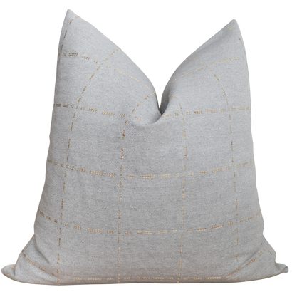 Pick Stitch | Light Blue Pillow Cover