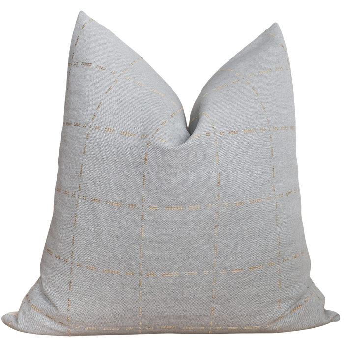 Pick Stitch | Light Blue Pillow Cover