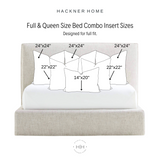Bed Pillow Insert Combo for 14x20 Center