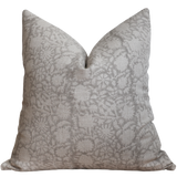 Quiet Meadow Block Print Pillow Cover