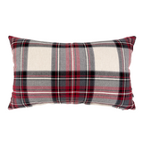 Red Plaid Christmas Pillow Cover