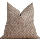Rose My Love Block Print Pillow Cover