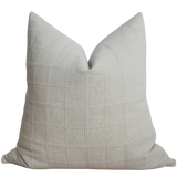 Sable Check Pillow Cover