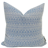 West Beach | Blue Pillow Cover