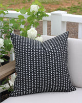 Vines Black Indoor\Outdoor Pillow Cover