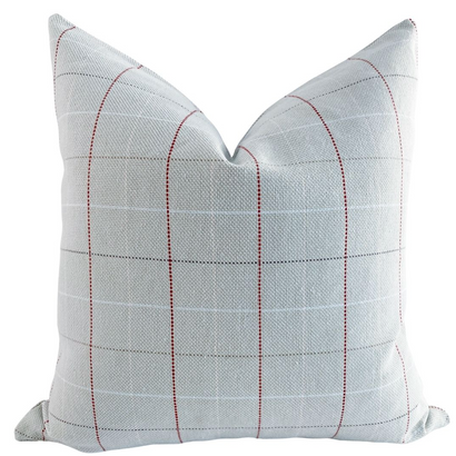 Blue & Red Plaid Pillow Cover