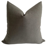 Peppercorn Gray Pillow Cover