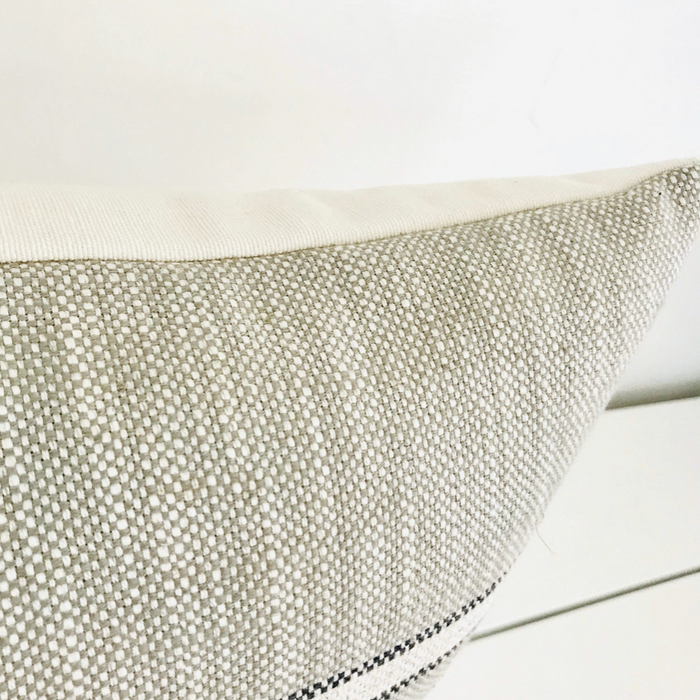 Weathered Stripe | Horizontal Narrow Pillow Cover
