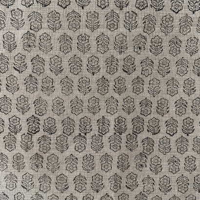 Block Print Handloom Linen Fabric Heavy Linen Fabric by the Yard