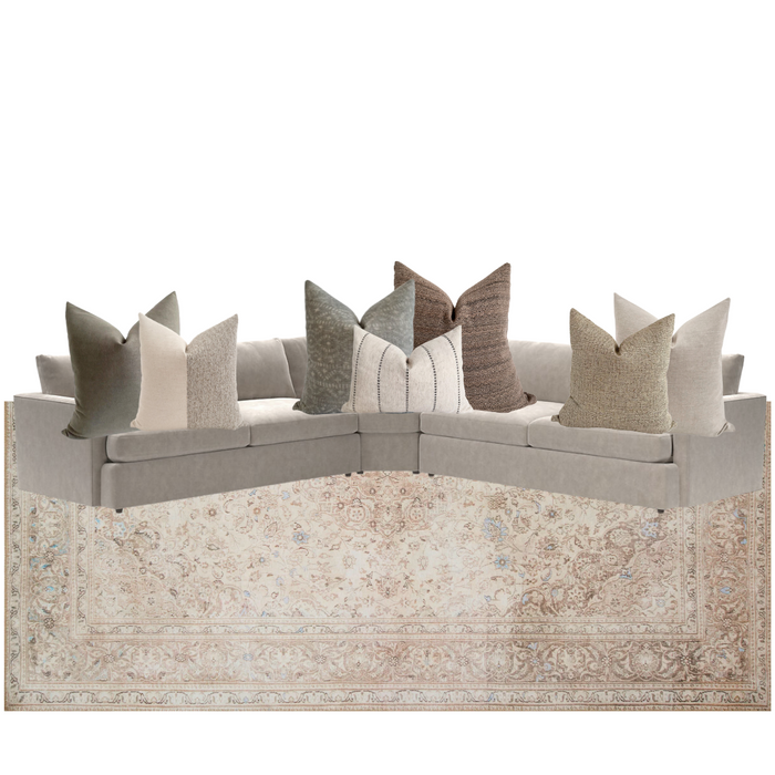 Sectional Pillow Combo 'The Quite Neutral'