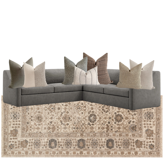 Sectional Pillow Combo 'The Quite Neutral'