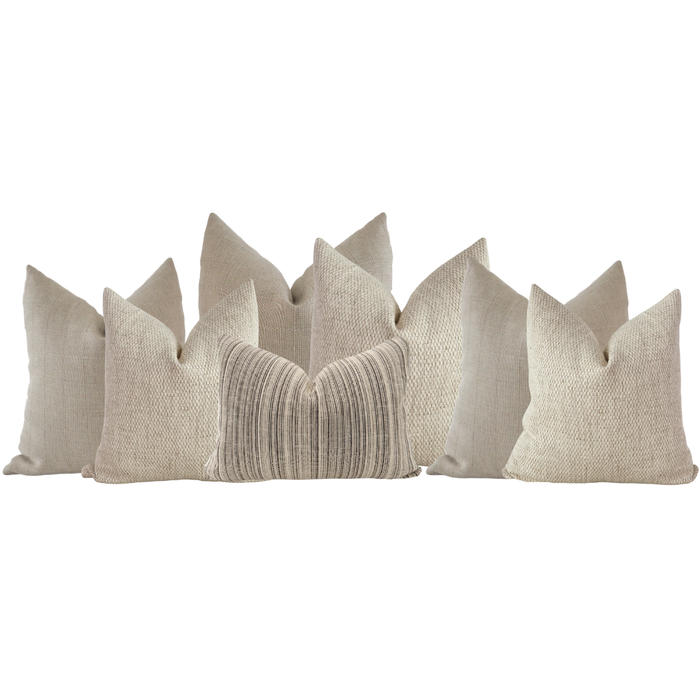 Sectional Pillow Combo 'Neutral Tones'