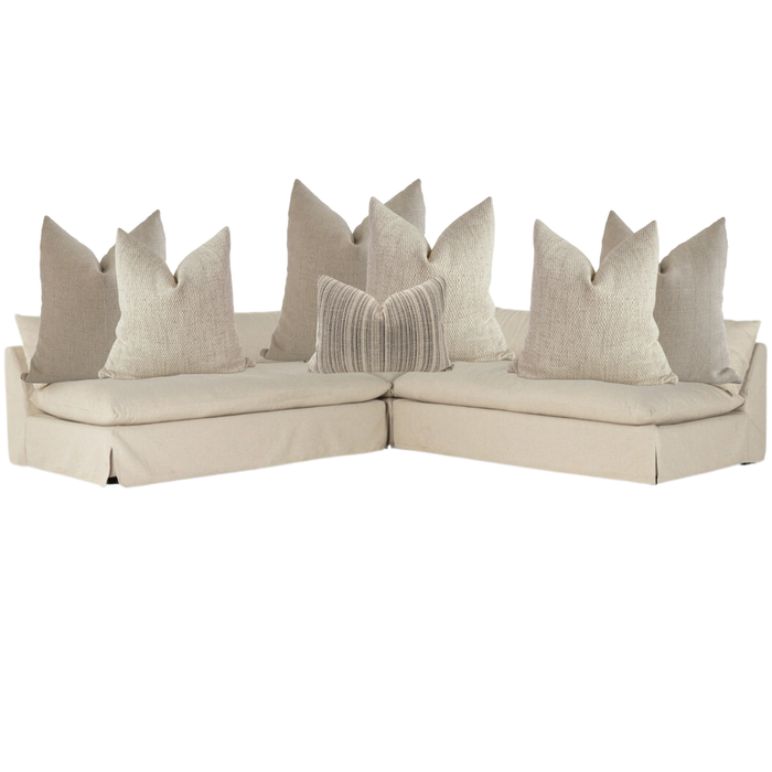 Sectional Pillow Combo 'Neutral Tones'