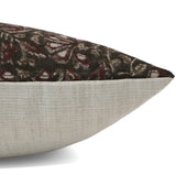 Shadow & Bloom Block Print Pillow Cover