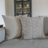 Earthen Taupe Linen Pillow Cover