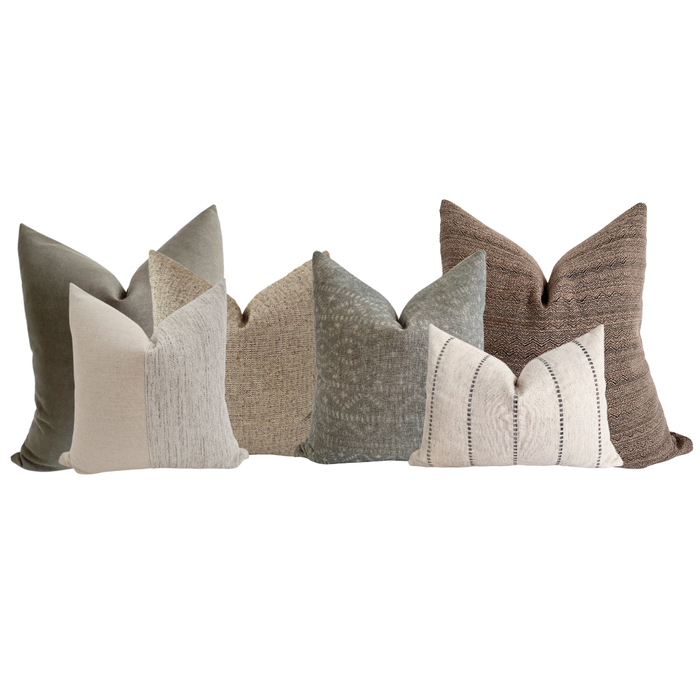 Sectional Chaise Sofa Pillow Combo | 'The Favorite'