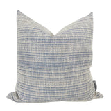 Textured Linen | Blue Pillow Cover