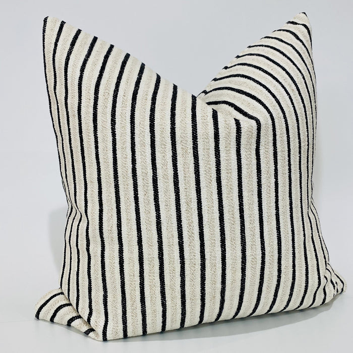 Striped Grain Sack Pillow Cover