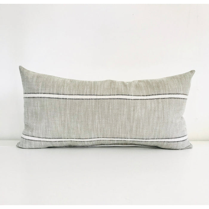 Weathered Stripe | Horizontal Narrow Pillow Cover